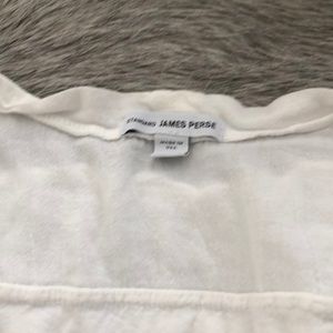 Size 0 James Peres cotton/linen white tank